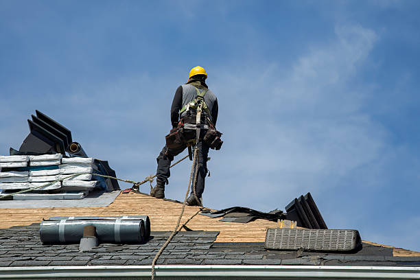 Professional Roof Installation technician working in Bridgeport, IL